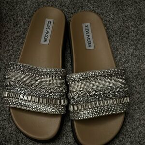 Steve Madden Rhinestone Sandals Size 8
